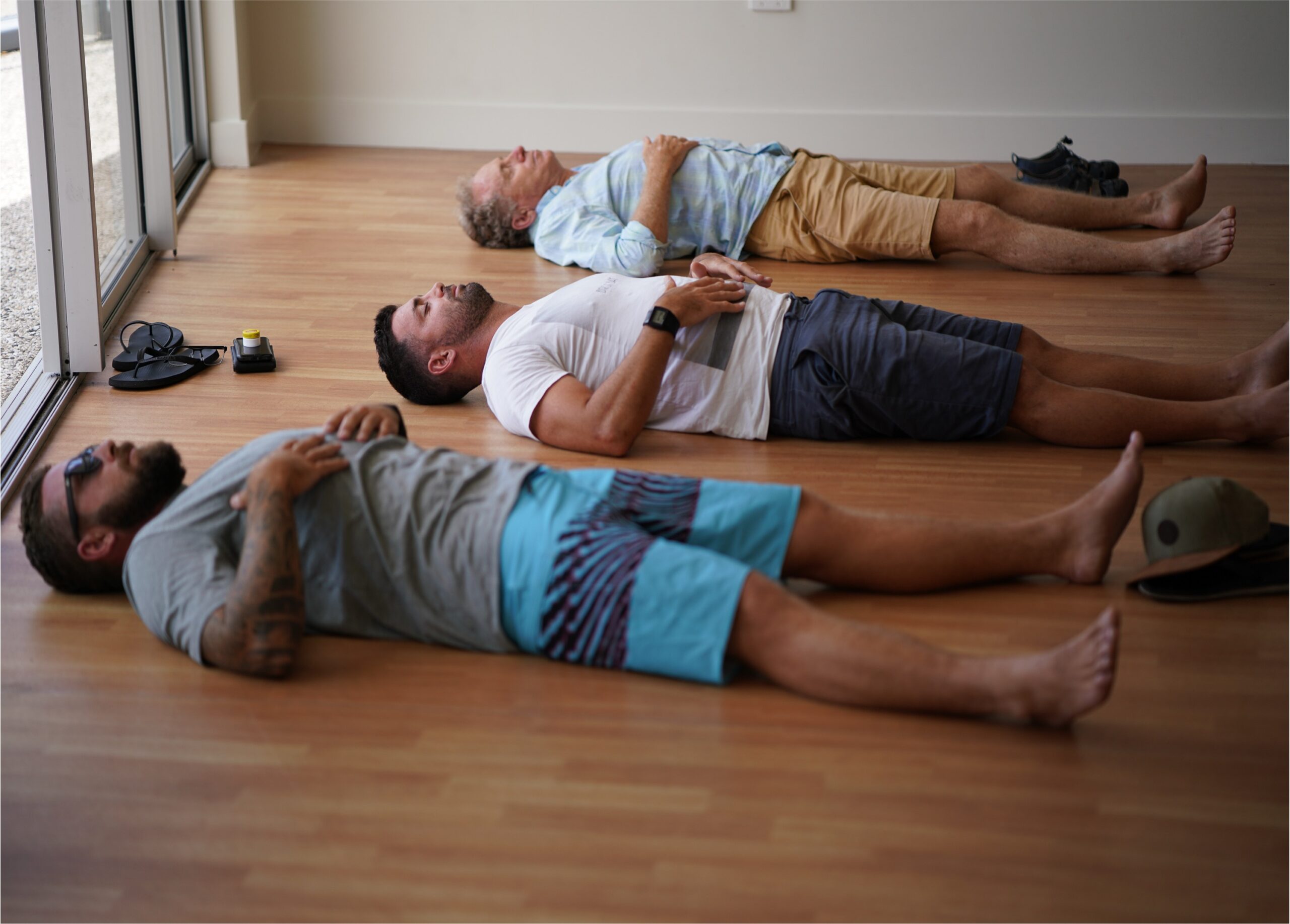 Breathwork session at Deep Breath Institute